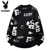 花花公子新款高品质[新款]2025年秋冬款圆领针织毛衣男