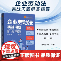 正版 企业劳动法实战问题解答精要 第二版2版企业人力资源管理与法律顾问实务指引 郝云峰 著 中国法制出版社9787521