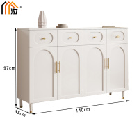 汐 玄关鞋柜 四门 个