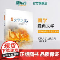 [新东方店]少年读国学:文学之美3 传统文化中小学教辅 唐诗宋词四大名著文言文古诗词 小学语文课外书籍