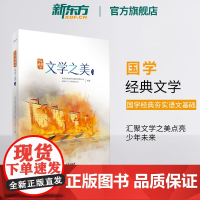 [新东方店]少年读国学:文学之美3 传统文化中小学教辅 唐诗宋词四大名著文言文古诗词 小学语文课外书籍