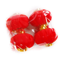 锦瑞星新年装饰 植绒小灯笼 18#4个 /包