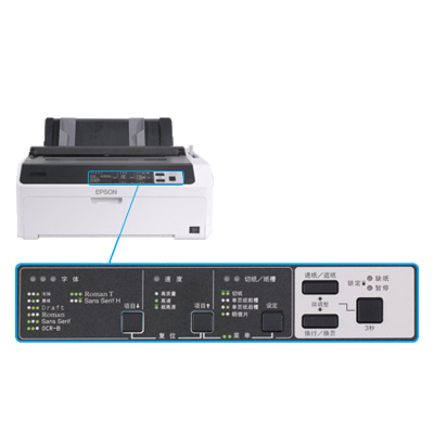 爱普生EPSONLQ-590KII高速针式打印机80列卷筒24针（单位：件）