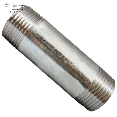 百里才 镀锌长对丝 DN50*10 个