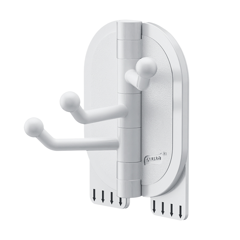 太力无痕挂钩乳胶漆墙面免打孔挂钩浴室厨房转角旋转挂钩强力粘钩