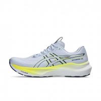 ASICS跑步鞋男支撑稳定弹力十足舒适软底缓震效果灰色配色