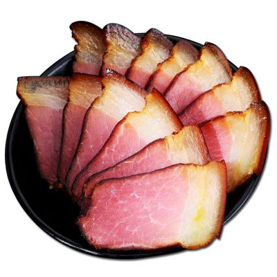 土猪老腊肉四川特产五花腊肉麻辣香肠腊肠批发土猪-后腿腊肉500g偏瘦