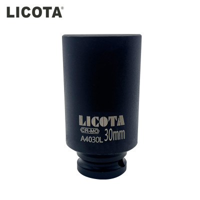 力可达(LICOTA)1/2六角公制风动长套筒30mm A4030L 个