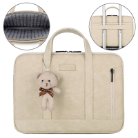 笔记本电脑包手提适用华为matebook联想女14苹果macbook15点6寸小新air13.3内胆包pro15.6戴尔