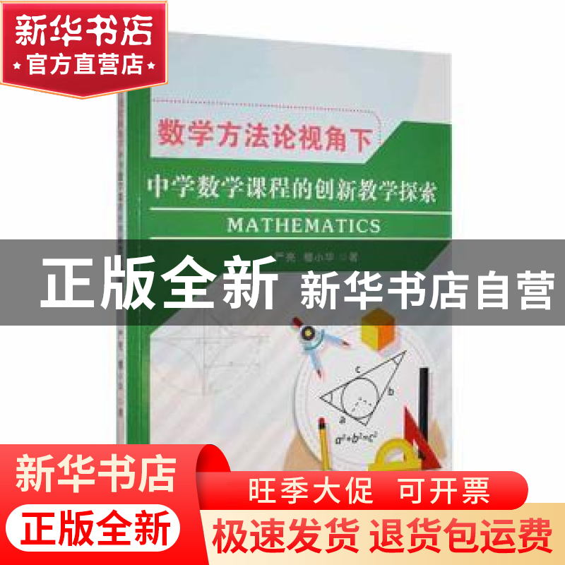 正版 数学方法论视角下中学数学课程的创新教学探索 严亮,檀小华