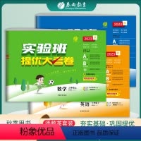 [3本套装]语文+数学+英语 苏教版 三年级上 [正版]2023年秋 小学实验班提优大考卷三年级上册语数英江苏3本套 三
