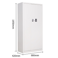 易企采 通门二斗1850*900*420mm 办公家具优质钢制套色通门二斗国保锁保密柜办公柜铁皮柜储物柜收纳柜