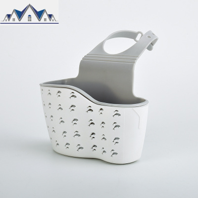 水塑料沥水篮厨房置物架家用收纳三角形沥水架水伸缩沥水挂袋 三维工匠