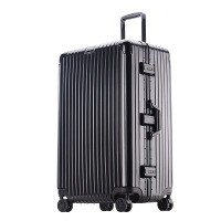 匹牧 PM-LGX-005 铝框拉杆箱 加厚运动款 黑色24寸 单位:个