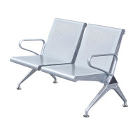晋舰 钢制排椅机场椅加固加厚医院长椅候诊椅连排输液等候椅 A款双人位