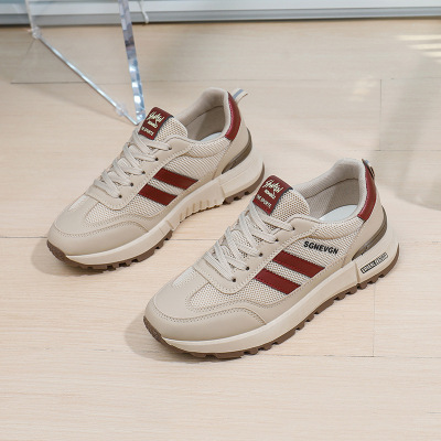 ins韩版新款老爹鞋女2026春季学生跑步运动厚底增高休闲鞋女Y_185