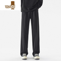 YANXUCity Hipster 夏季2023年新款裤子男女百搭垂感西裤休闲拖地长裤