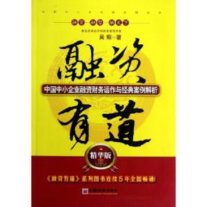 正版新书]融资有道(中国中小企业融资财务运作与经典案例解析精