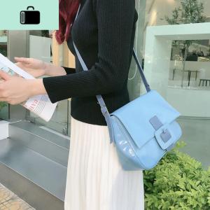 小众设计个性复古小方包女savi同款漆皮亮面腋下包单肩手提法棍包NEW LAKE 浅蓝色(收藏送斜跨带)女士单肩包 浅蓝色（收藏送斜跨带）