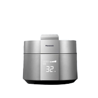松下(Panasonic)变频炖蒸高压力锅IH电磁家用料理电饭煲5L升智能触控屏三段压力可调SR-PE502-S