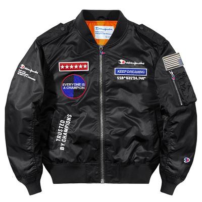 冠军车飞行夹克男士机能风工装2021新款外套潮牌宽松棒球服男衣服