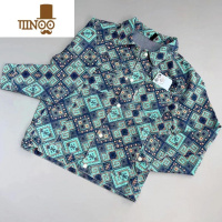 YANXU网红腰果花长袖男款休闲潮牌夹克重工设计感复古翻领牛仔外套