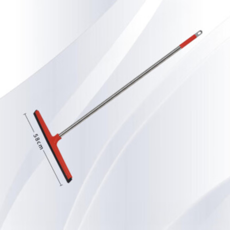 超灵CL-33 58cm宽不锈钢柄黑棉地刮刮水器(计价单位:把)红色