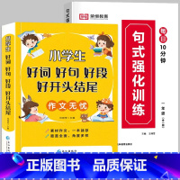 [推荐全2册]句式训练+好词好句好段 小学二年级 [正版]荣恒小学语文句式训练大全一二三四五六年级扩句仿句组词造句修改病
