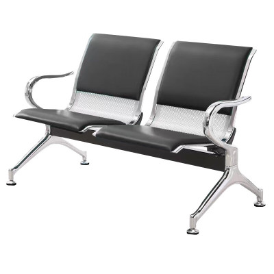 豫众诺 连排椅 两人半皮坐垫 把