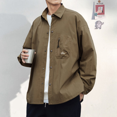 [2.5折价84元]唐狮春款长袖衬衫休闲衬衫男衬衫男长袖长袖衬衫男休闲衬衫