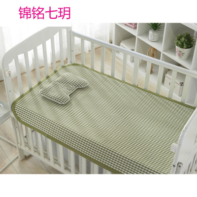 锦铭七玥专业生产儿童亚麻凉席 儿童竹纤维凉席