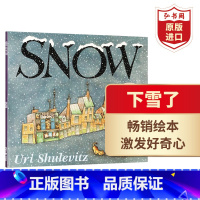 [正版]下雪了 英文原版 Snow 平装 凯迪克奖绘本 Uri Shulevitz 亲子启蒙绘本 张湘君 搭下雪天Th