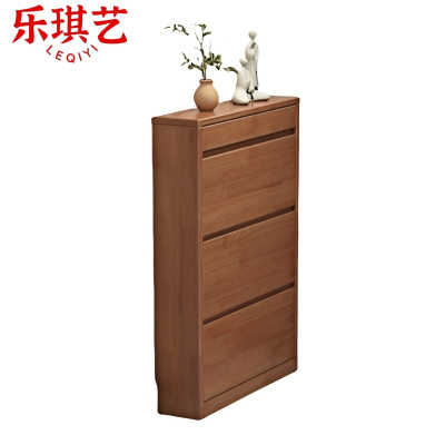 乐琪艺 实木鞋柜 100*17*120cm G5款 个