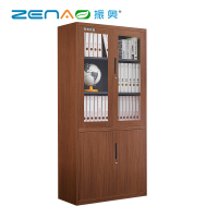 振奥 转印钢制文件柜加厚办公室资料柜胡桃仿木纹/台(深胡桃大器械文件柜)
