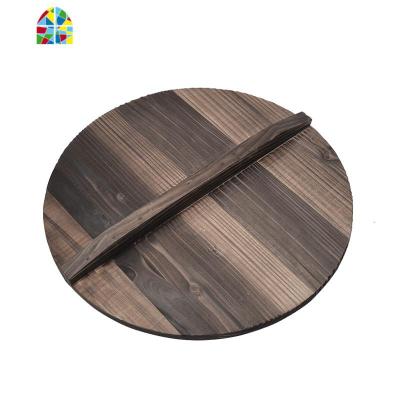 炒锅天然杉木锅盖手工木头锅盖木锅盖32cm34cm36cm家用 FENGHOU 直径36cm