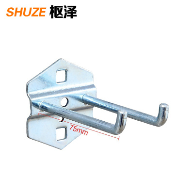 枢泽 工具挂钩 双直75mm(5个装) 包