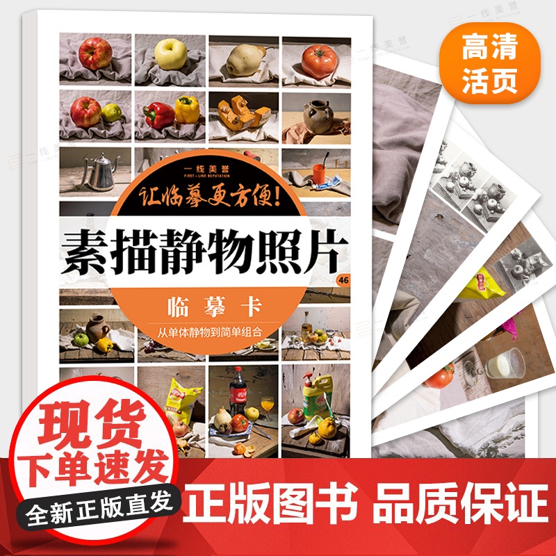 素描静物照片临摹卡 2023一线美誉从单体静物到简单组合高清卡片
