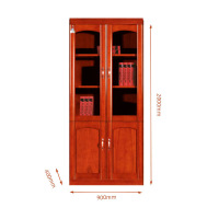 臻远 ZY-SG-9 文件柜木质贴皮油漆资料柜储物柜0.9米 2台以下需自行组装 900*400*2000