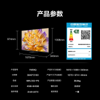 海信电视E8Q 75英寸 U+MiniLED 信芯H6黑曜屏330Hz
