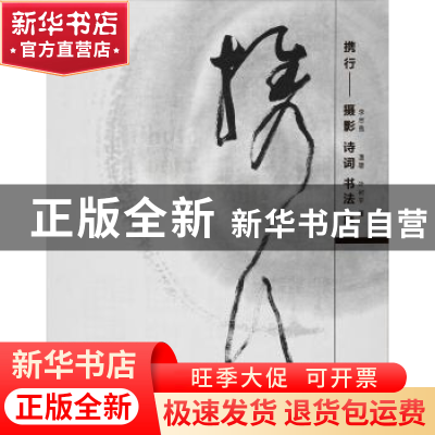 正版 携行:摄影 诗词 书法集 李志良 温雄 叶树平 岭南美术出版社