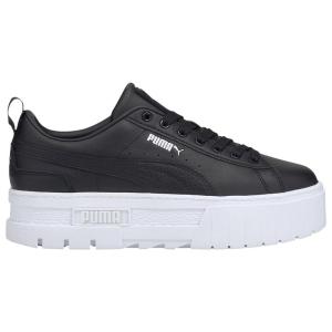 彪马(Puma)经典皮革休闲板鞋女鞋百搭时尚舒适运动鞋日常通勤鞋 Black/White 40
