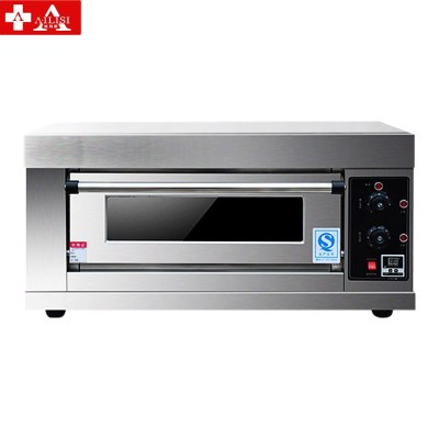 埃利斯(AILISI)商用厨房商用高温烤箱 披萨蛋糕面包西餐后厨 大型月饼烘炉 电烤箱一层一盘旋钮款