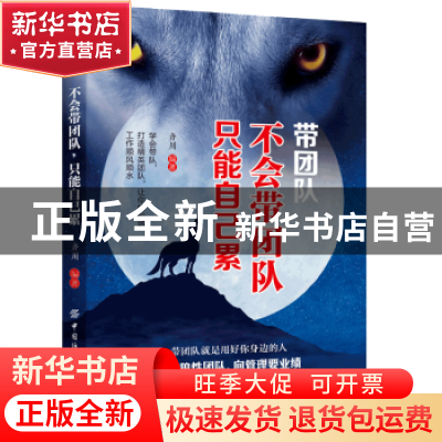 正版 带团队:不会带团队 只能自己累 齐川 中国纺织出版社 97875