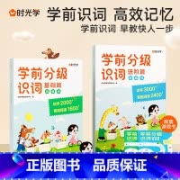 进阶篇(识词书+游戏书)全2册 [正版]时光学 注音版学前分级识词幼小衔接进阶篇幼儿园学前阅读识字识词启蒙认知学前儿童汉