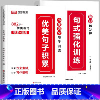 [推荐全2册]句式训练+优美句子 小学五年级 [正版]荣恒小学语文句式训练大全一二三四五六年级扩句仿句组词造句修改病句好