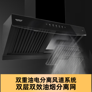 大臣C10A油烟分离油烟机 18±10%m³立方大风力 挥手智控x