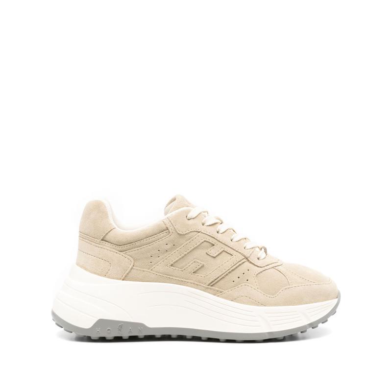 霍根(Hogan)女鞋真皮运动跑鞋休闲百搭舒适潮流拼接皮革板鞋