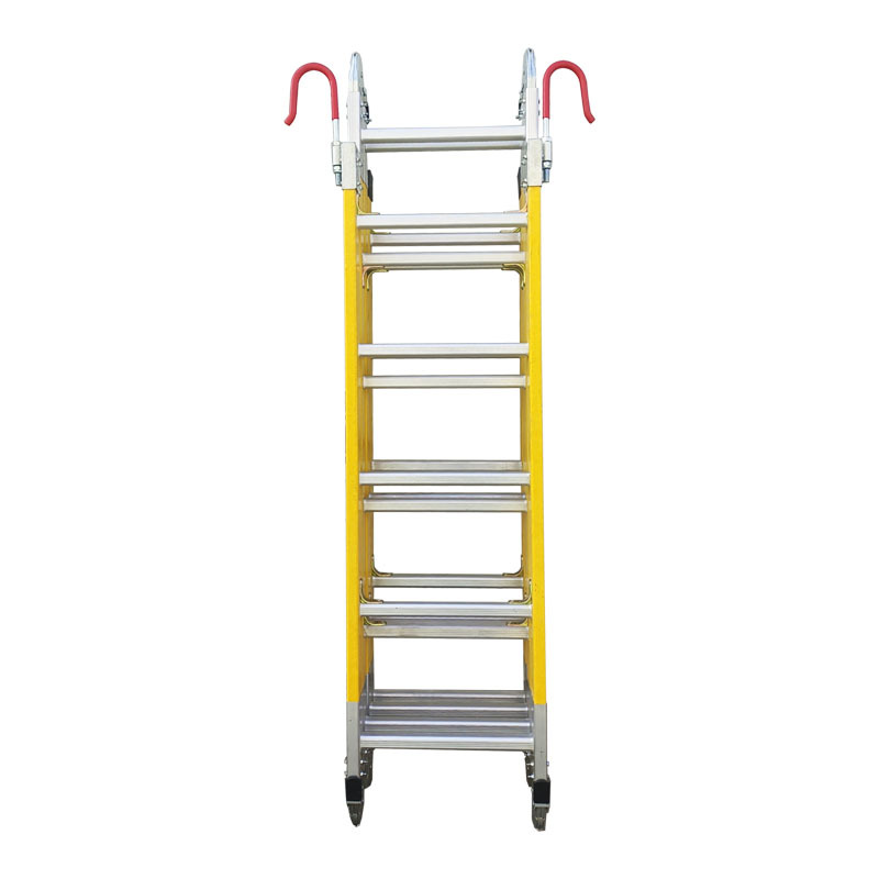 盛步达玻璃钢折叠挂梯子5米 SD-5JGT个