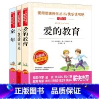 [六年级上册]全套3册+考点手册 [正版]快乐读书吧六年级上册全套3册爱的教育童年小英雄雨来课外阅读书6上暑假阅读书籍书