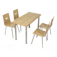臻远 ZY4040839 餐桌椅组合学校食堂桌椅一桌四椅